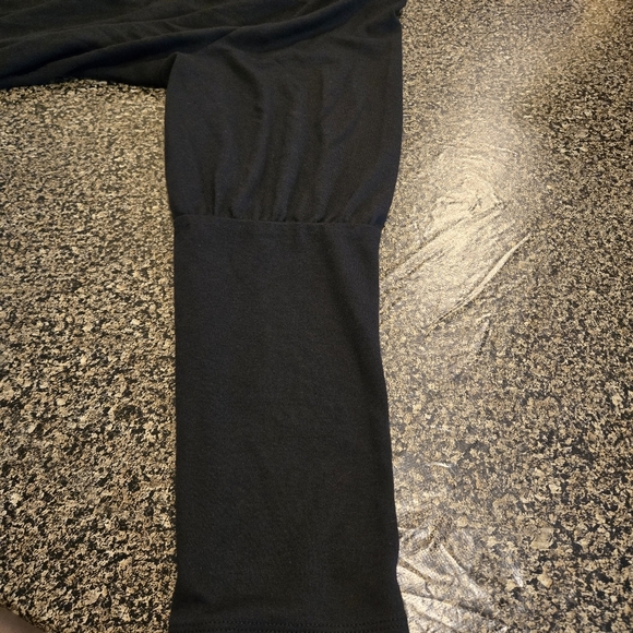 Ingrid & Isabel Maternity Black Sheath Dress with Raglan Long Sleeves Size XXL - Picture 9 of 15